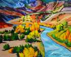 Meandering River Art Print