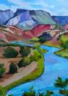 New Mexico River Art Print