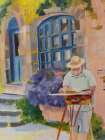 Painter In Provence Art Print
