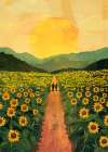 Sunflower Plantation Art Print