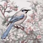 Chinoiserie Bird Spring Vibes 001 Art Print