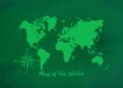 Map of the World (2) Minimalist Print