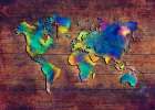 Map of the World (8) Art Print