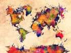 Map of the World (9) Art Print