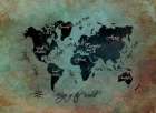 Map of the World (14) Art Print