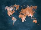 Map of the World (23) Minimalist Print