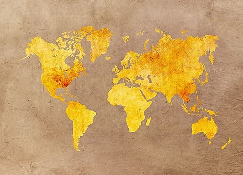 Map of the World (28) Art Print