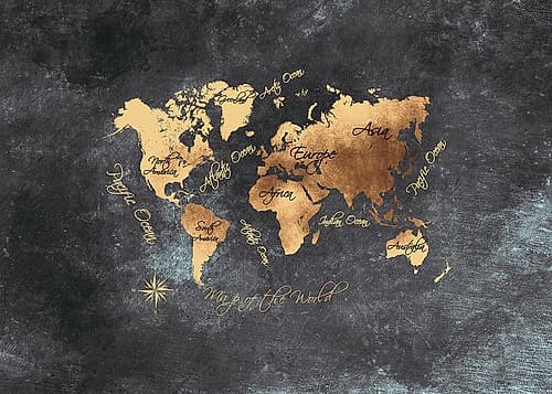 Map of the World (33) Art Print
