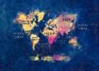 Map of the World (34) Art Print