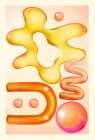 RETRO GRAPHIC NO.3 Art Print