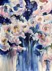 Blue vase Art Print
