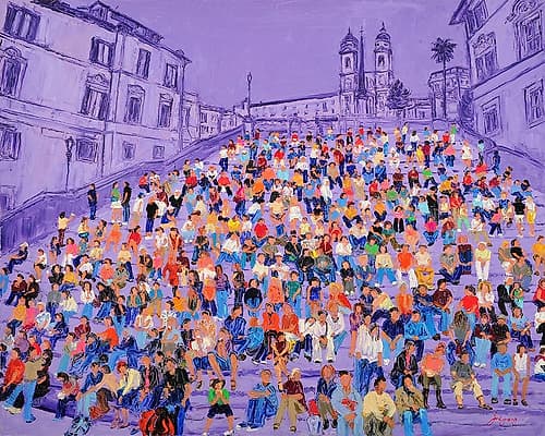 Spanish Steps Art Print