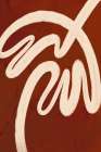 Simple Palm Tree Abstract Art Print