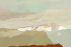 Colourblock Landscape 3 Art Print