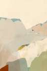 Peachy Mountain Range 2 Art Print