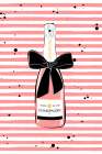 Pink Champagne Art Print