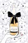 Holding Champagne Art Print