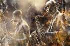 Music Art Illustration 06 Jazz Coastal Print