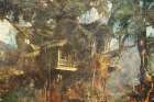 Jungle Forest Art Illustration 06 Art Print