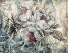 Floral Vintage Art Illustration 01 Art Print