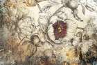 Floral Vintage Art Illustration 02 Art Print