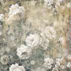Floral Vintage Art Illustration 06 Art Print