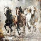 Horse Vintage Art Illustration 15 Art Print