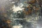 Jungle Forest Art Illustration 01 Art Print