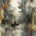 Jungle Forest Art Illustration 04 Art Print