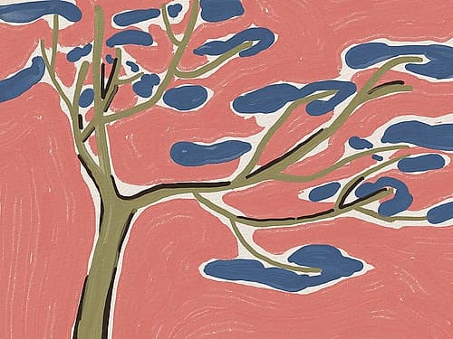 Bonsai tree fine art painting Art Print
