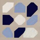 Geometrical shapes of nine Art Print