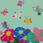 Butterflies Garden Art Print