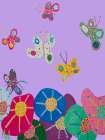 Butterflies Garden Art Print