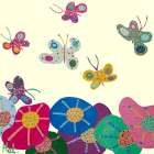 Butterflies Garden Art Print