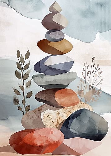 Minimal Calms 3 Abstract Art Print