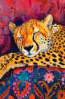 Resting Cheetah Art Print