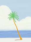 Private beach Art Print