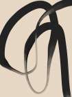 Black Strokes No 24 Art Print