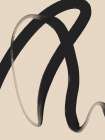 Black Strokes No 25 Minimalist Print