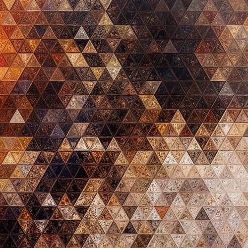 Mosaic Energy Art (22) Abstract Art Print