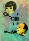 I Call You Collage Art Art Print