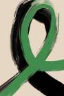 Black And Green No 1 Minimalist Print