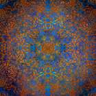 Magic Mandala Abstraction Art (1) Art Print