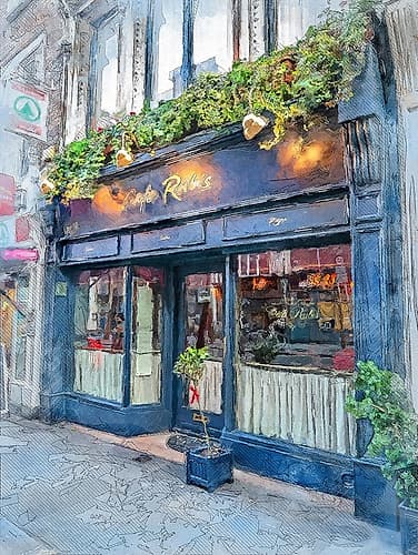 Dublin City Watercolor Art Ireland (10) Nature Print