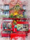 Dublin City Watercolor Art Ireland (20) Art Print