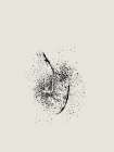 Brush splatters #2 Abstract Art Print