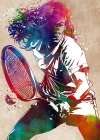 Sport Tennis Player Art (2) Art Print