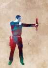 Sport Archering art Art Print