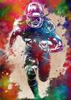 Sport American Football Player Art Art Print