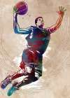 Sport Basketball Player (2) Art Print